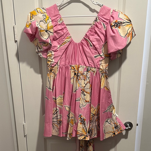 Aje ROW Greta Bow Back Mini Dress - Picture 1 of 9